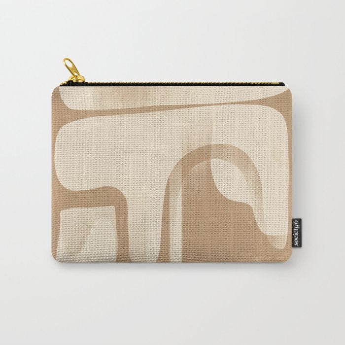 Modern Abstract Shapes 97 Carry All Pouch Gallery Image 1