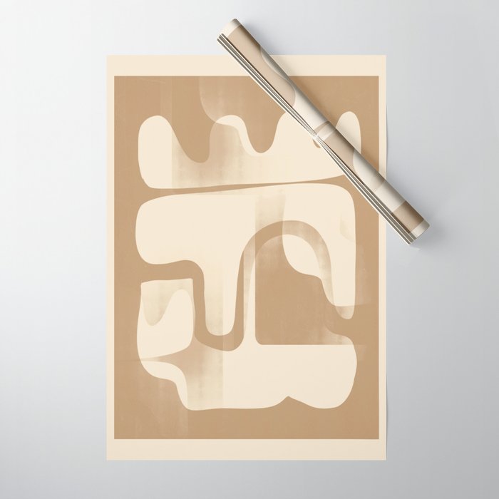 Modern Abstract Shapes 97 Wrapping Paper Gallery Image 1