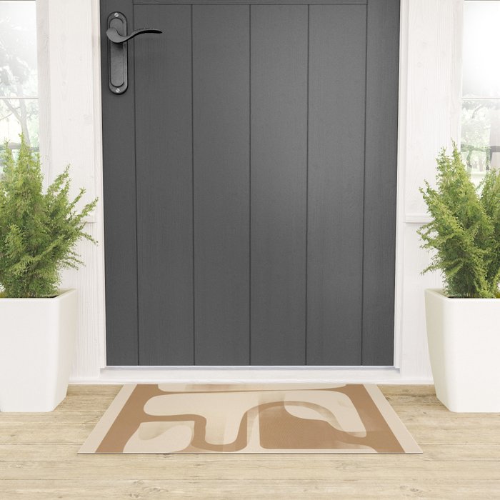 Modern Abstract Shapes 97 Welcome Mat Gallery Image 3