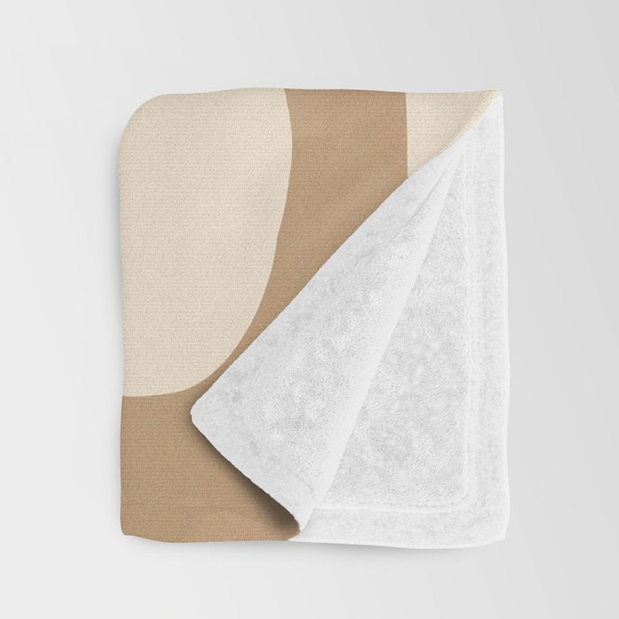 Modern Abstract Shapes 97 Throw Blanket Gallery Image 3