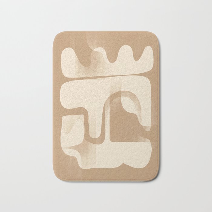 Modern Abstract Shapes 97 Bath Mat Gallery Image 1