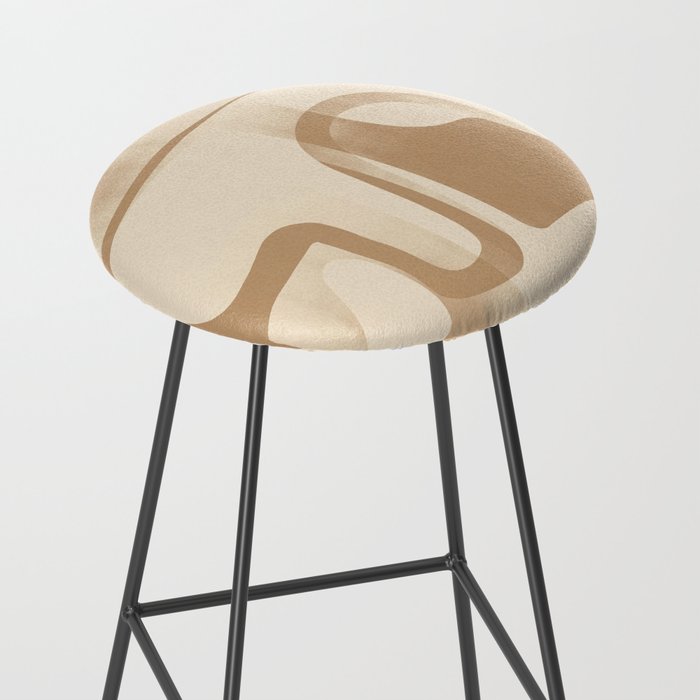 Modern Abstract Shapes 97 Stool Gallery Image 2