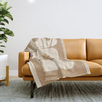 Modern Abstract Shapes 97 Throw Blanket Gallery Image 1