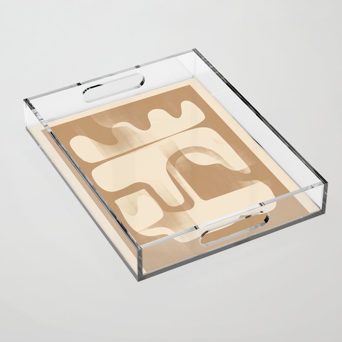 Modern Abstract Shapes 97 Acrylic Tray Gallery Image 1