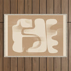 Modern Abstract Shapes 97 Outdoor Rug Gallery Image 1
