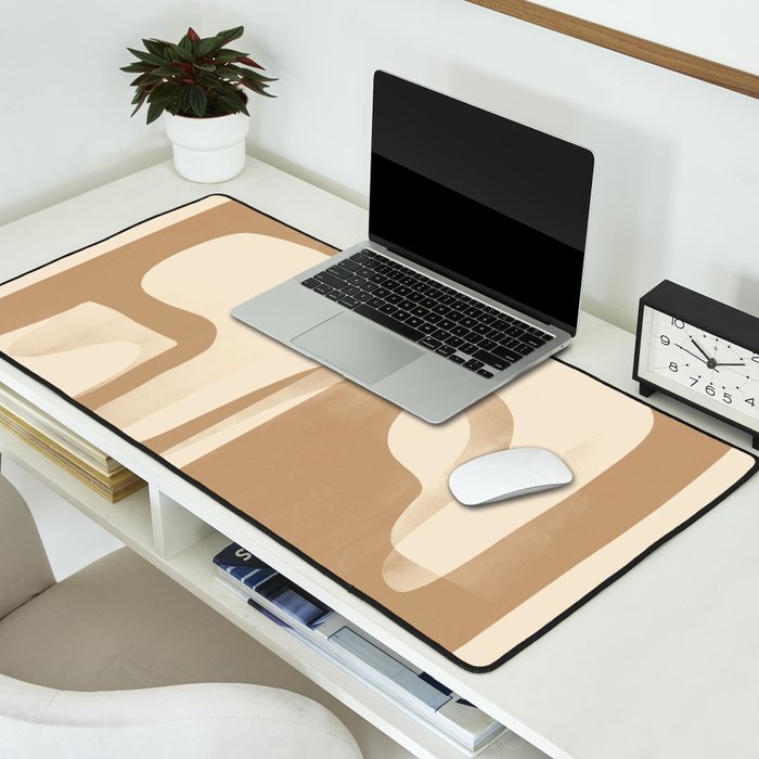 Modern Abstract Shapes 97 Desk Mat Gallery Image 2