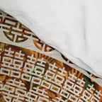 Double Happiness Symbol with Phoenix and Dragon  Comforter Gallery Image 4