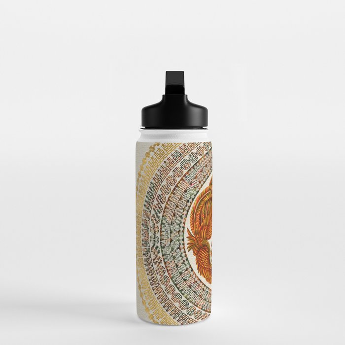 Double Happiness Symbol with Phoenix and Dragon  Water Bottle Gallery Image 3
