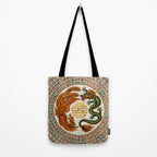 Double Happiness Symbol with Phoenix and Dragon  Tote Bag Gallery Image 2