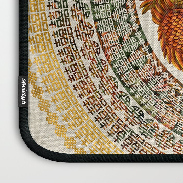 Double Happiness Symbol with Phoenix and Dragon  Laptop Sleeve Gallery Image 3