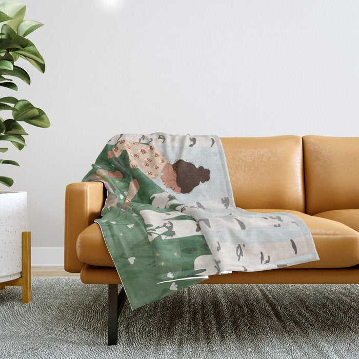 Rainy Day  Throw Blanket Gallery Image 1