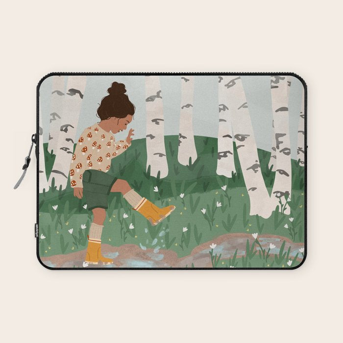 Rainy Day  Laptop Sleeve Gallery Image 1