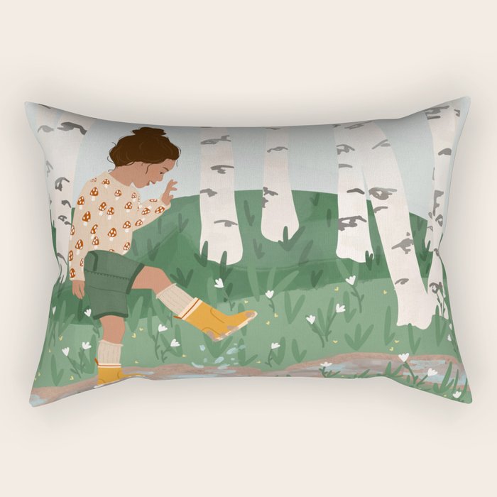 Rainy Day  Rectangular Pillow Gallery Image 2