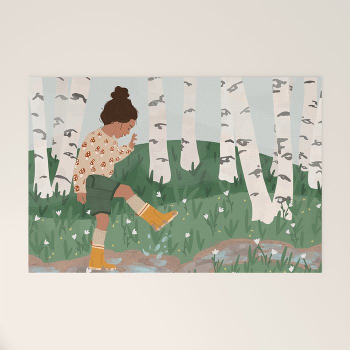 Rainy Day  Welcome Mat Gallery Image 1