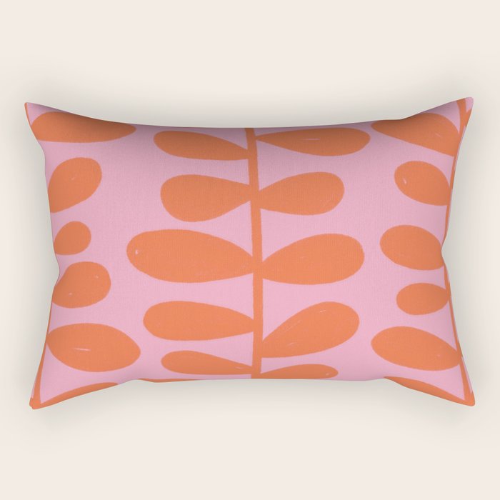 Spring Leaves Rectangular Pillow Gallery Image 1