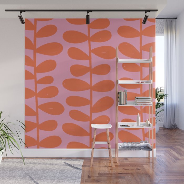 Spring Leaves Wall Mural Gallery Image 1