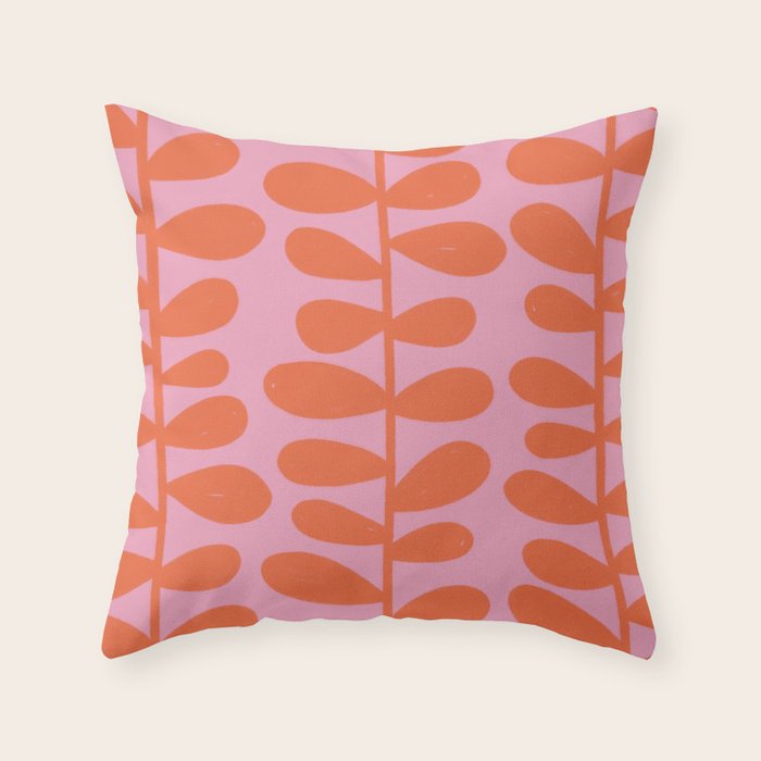 Spring Leaves Throw Pillow Gallery Image 6