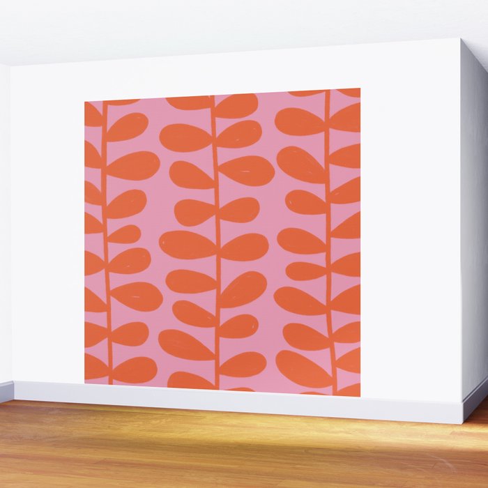 Spring Leaves Wall Mural Gallery Image 2