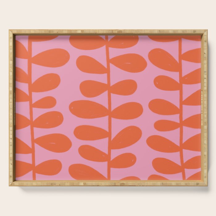 Spring Leaves Serving Tray Gallery Image 1