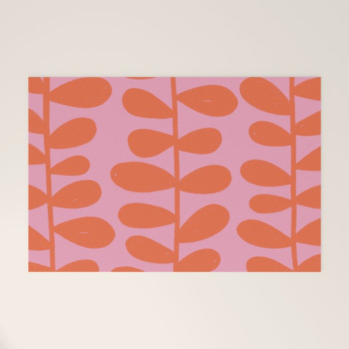 Spring Leaves Welcome Mat Gallery Image 1