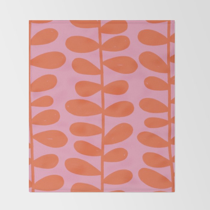 Spring Leaves Throw Blanket Gallery Image 2
