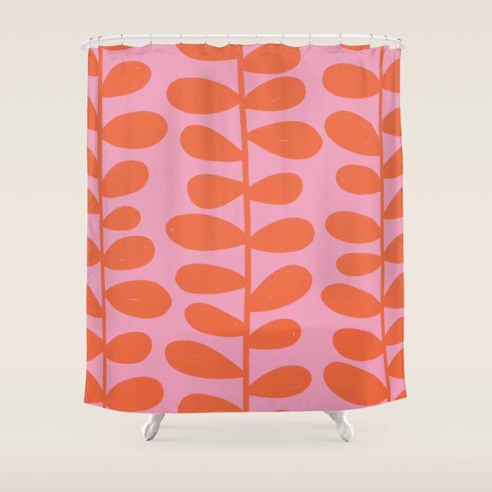 Spring Leaves Shower Curtain Gallery Image 1