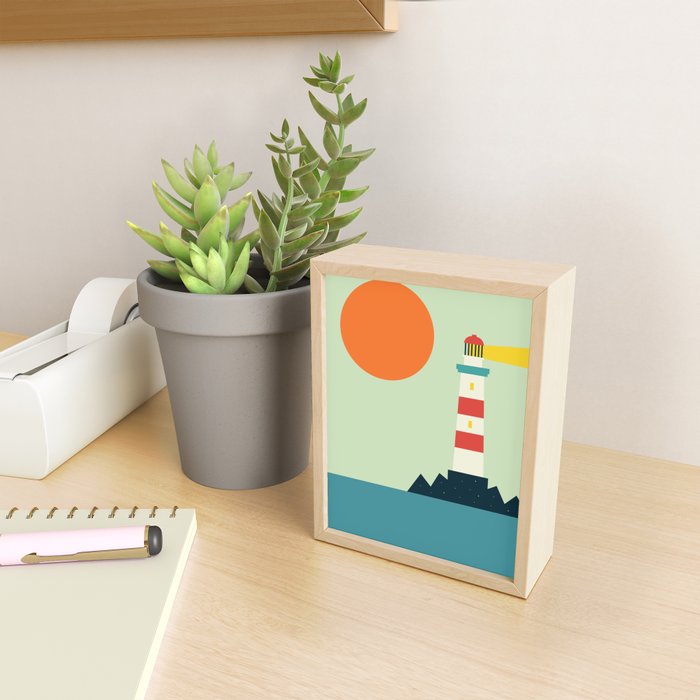 Lighthouse Mini Art Print Gallery Image 2