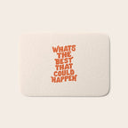 Whats The Best That Could Happen in Peach Fuzz Bath Mat Gallery Image 1