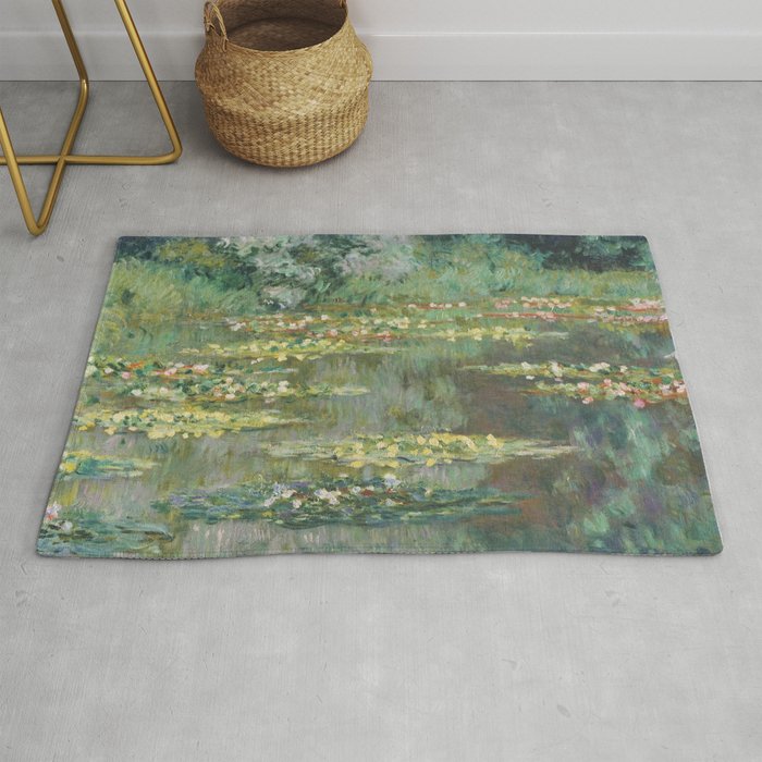 Water Lily Pond Claude Monet Rug Gallery Image 1