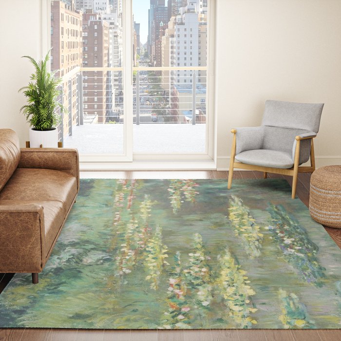 Water Lily Pond Claude Monet Rug Gallery Image 4