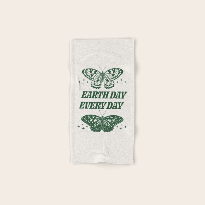 Earth Day Every Day Bath Towel Gallery Image 1
