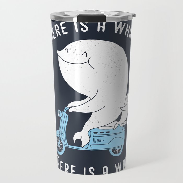 There is a whale Travel Mug Gallery Image 1