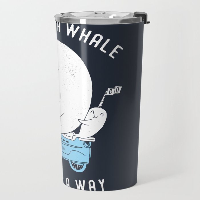 There is a whale Travel Mug Gallery Image 2