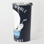 There is a whale Travel Mug Gallery Image 2
