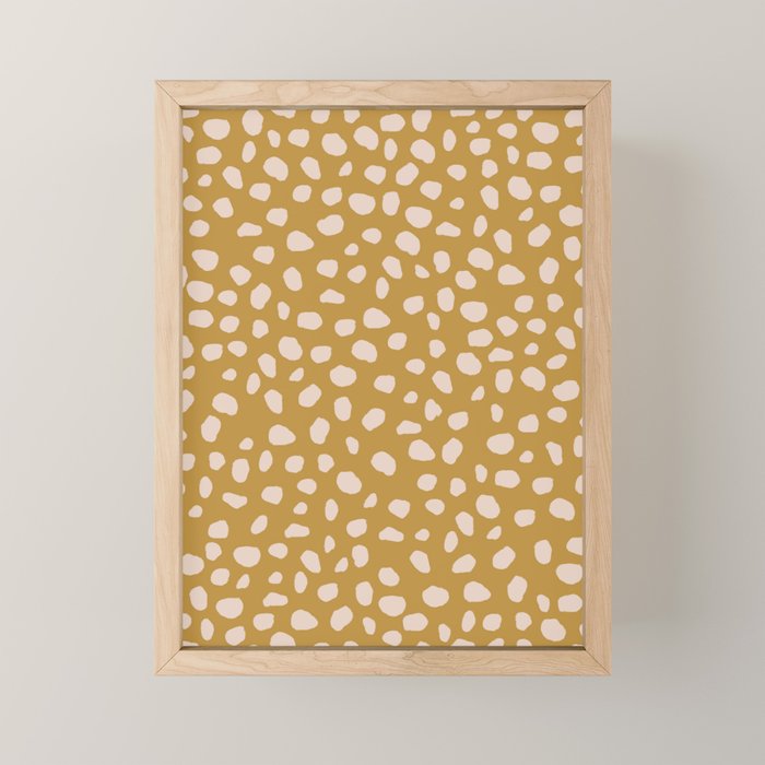 Jaguar | Yellow Mini Art Print Gallery Image 1