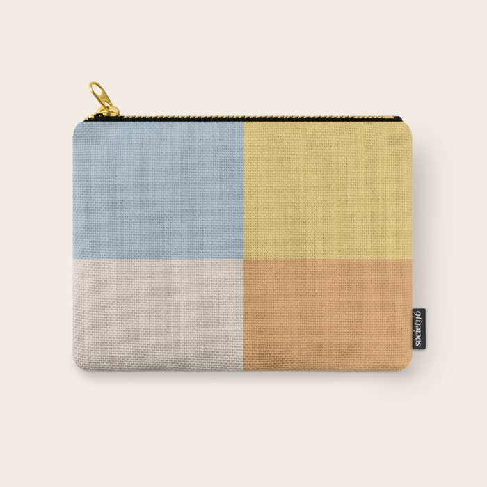 Geometric Color Block V Carry All Pouch Gallery Image 1