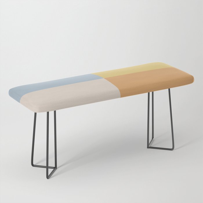 Geometric Color Block V Bench Gallery Image 1