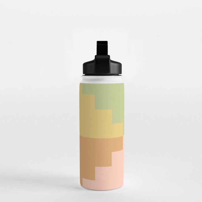 Geometric Color Block V Water Bottle Gallery Image 2