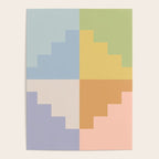 Geometric Color Block V Poster Gallery Image 4