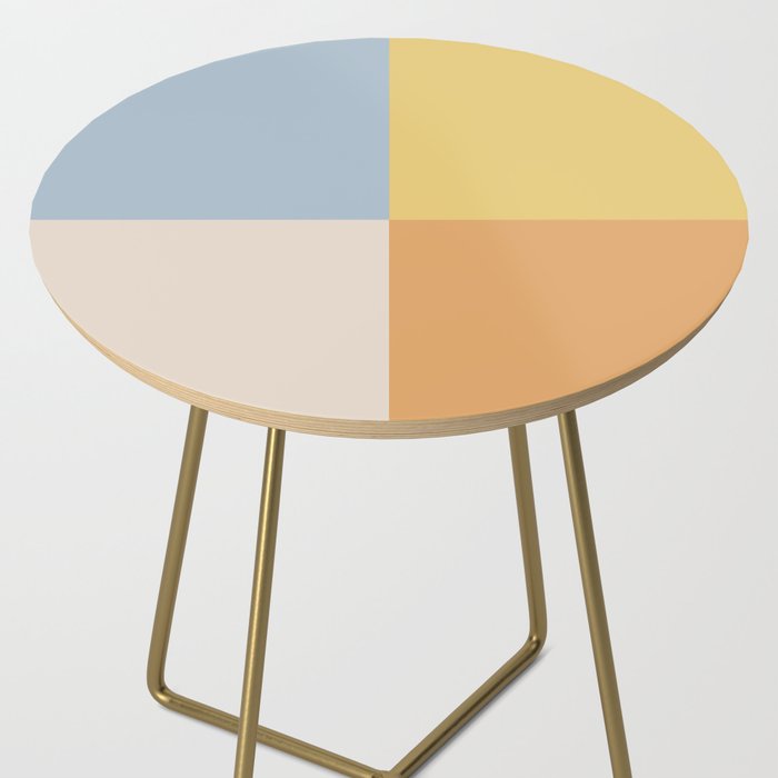 Geometric Color Block V Side Table Gallery Image 2