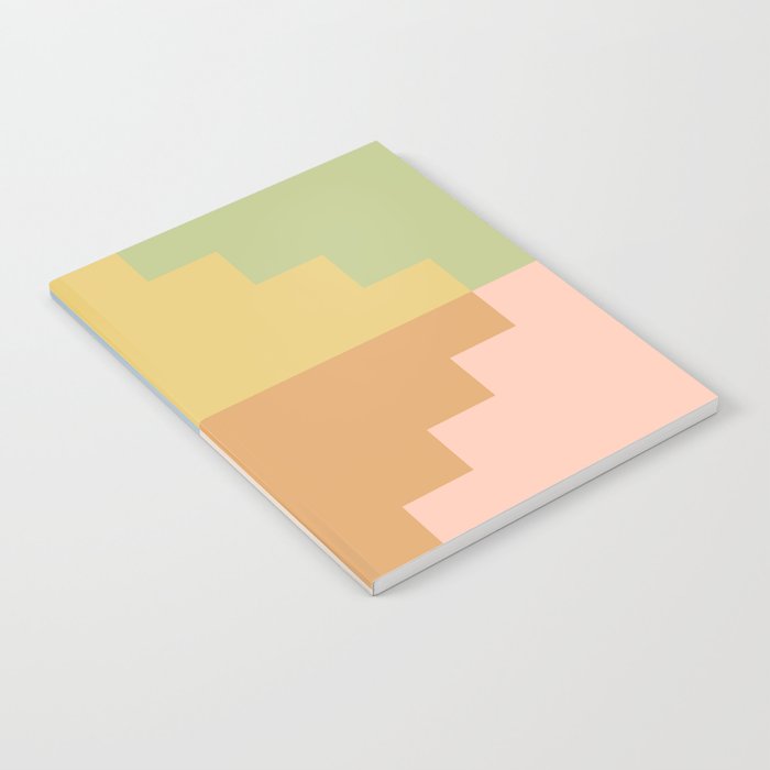 Geometric Color Block V Notebook Gallery Image 2