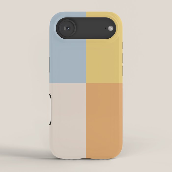 Geometric Color Block V iPhone Case Gallery Image 2
