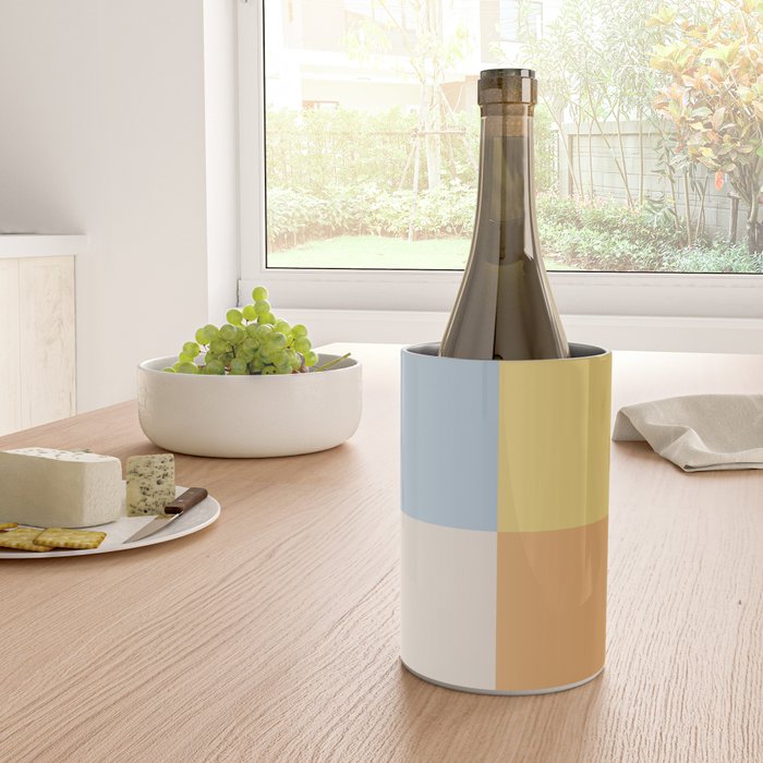 Geometric Color Block V Wine Chiller Gallery Image 4