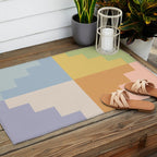 Geometric Color Block V Outdoor Rug Gallery Image 2