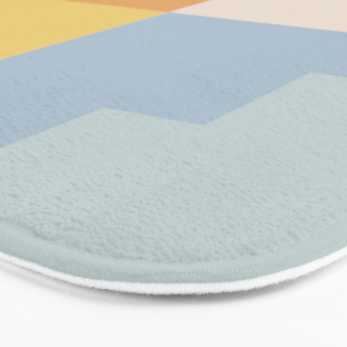 Geometric Color Block V Bath Mat Gallery Image 3
