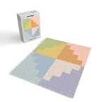 Geometric Color Block V Jigsaw Puzzle Gallery Image 2