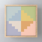 Geometric Color Block V Mini Art Print Gallery Image 1