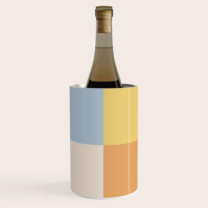 Geometric Color Block V Wine Chiller Gallery Image 1