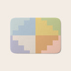 Geometric Color Block V Bath Mat Gallery Image 1
