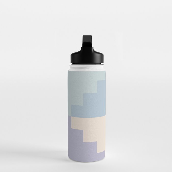 Geometric Color Block V Water Bottle Gallery Image 3